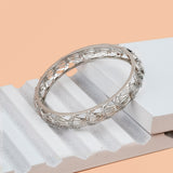 American diamond Bangles Kada type set for women.