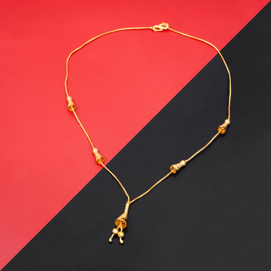 Gold Plated Necklace Pendant Jewellery set for Women & girls. One gram Gold forming Jewellery set