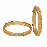 Gold plated Designer bangles Kada set for women