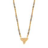 Long double chain Gold plated Bridal Mangal-sutra Set for women