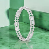 American diamond Bangles Kada type set for women.