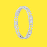 American diamond Bangles Kada type set for women.