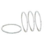 American diamond Bangles Set for women. set of 4 Bangles