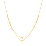 Gold Plated Necklace Pendant Jewellery set for Women & girls. One gram Gold forming Jewelry set