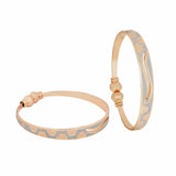 Gold plated Adjustable bangles Kada set for women