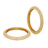 Gold plated Designer bangles set for women