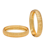 Gold plated Designer bangles set for women