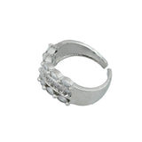 Western Style American Diamond Adjustable Ring for Women & girls.