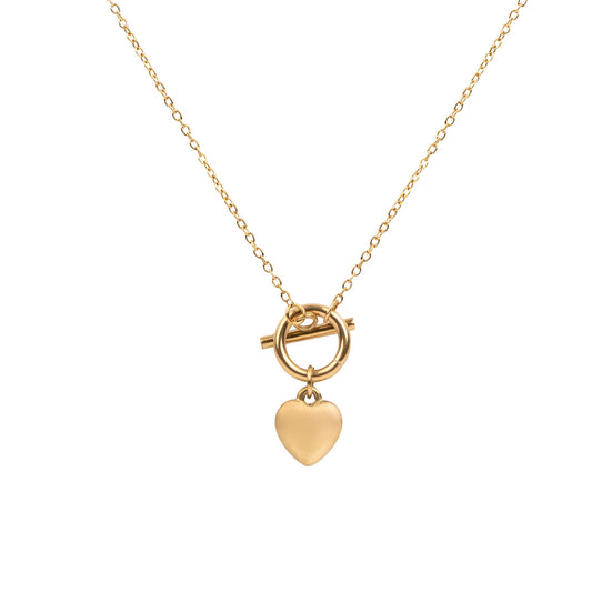 Western Stylish heart shaped Pendant chain Set for Girls & Women