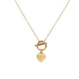 Western Stylish heart shaped Pendant chain Set for Girls & Women