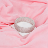 American DiamondRhodium Plated Bangle Kada for women & Girls