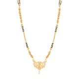 Long size double chain Gold plated Mangal-sutra Pendant Set for women