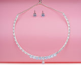 Kundan and pearl Necklace chowker set with Earrings for women