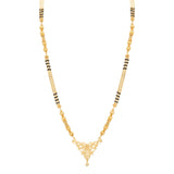 Double chain Gold Plated Mangal-sutra Chain Set for women