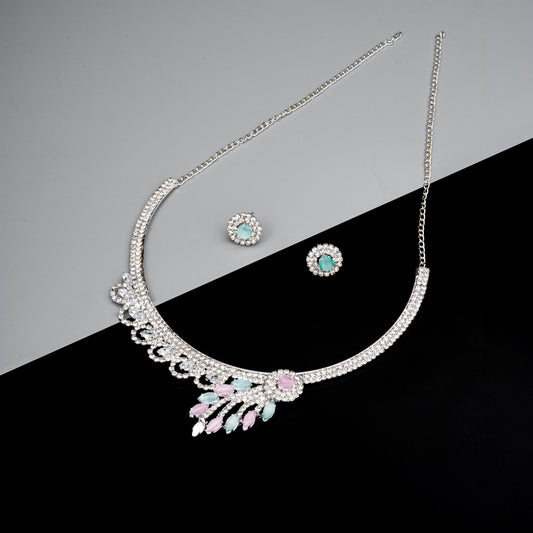 Necklace chowker set for Women with Earrings