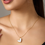 Western Stylish Heart Shaped Pendant chain Set for Girls & Women