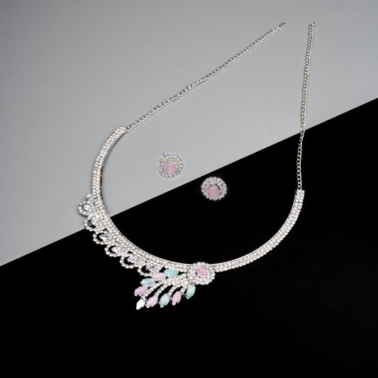 Necklace chowker set with Earrings for women and Girls