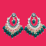 Trending Elegant Kundan & Pearl Jhumki Earrings Jewelry Set for Girls & Women
