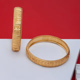 Gold plated Designer bangles set for women