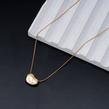 Trending western style Gold-Tone Heart shaped Pendant chain set for women & girls