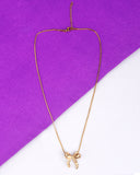 Western Stylish Gold plated Anti Tarnish Pendant Chain set for women & Girls