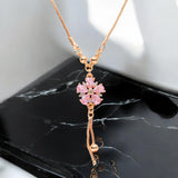 Gold-Tone Pendant chain jewelry set for women & girls