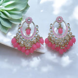 Trending Elegant Kundan & Pearl Jhumki Earrings Jewelry Set for Girls & Women