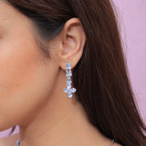 Multilayer double layer White Pearl beaded Necklace Moti Mala jewelry set with matching Earrings for Women and Girls