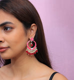 Trending Kundan & Pearl Jhumki Danglers Drop Earring for Girls & Women