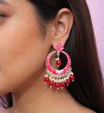 Trending Kundan & Pearl Jhumki Danglers Drop Earring for Girls & Women