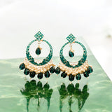 Trending Kundan & Pearl Jhumki Danglers Drop Earring for Girls & Women
