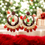 Trending Kundan & Pearl Jhumki Danglers Drop Earring for Girls & Women
