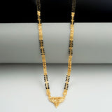 Double chain Gold Plated Mangal-sutra Jewelry set for women