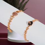 Gold plated Western style Cuff Bracelet combo set for women & Girls