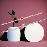 Gold plated Western style Cuff Bracelet combo set for women