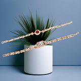 Gold plated Western style Cuff Bracelet combo set for women