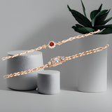 Gold plated Western style Cuff Bracelet combo set for women