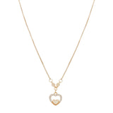 Western Stylish heart shaped Pendant chain Set for Girls & Women
