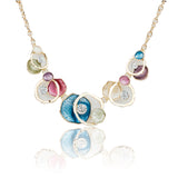 Antique Gold Tone Multicolor Trending Kundan & Pearl Necklace set for Girls & Women