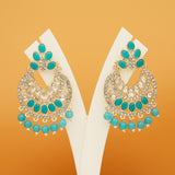 Multicolor Trending Kundan & Pearl Jhumke Earrings Jewelry Set for Girls & Women