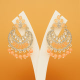 Multicolor Trending Kundan & Pearl Jhumke Earrings Jewelry Set for Girls & Women