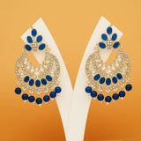 Multicolor Trending Kundan & Pearl Jhumke Earrings Jewelry Set for Girls & Women