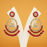 Multicolor Fancy Kundan & Pearl Earrings Set for Girls & Women