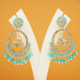 Multicolor Fancy Kundan & Pearl Earrings Set for Girls & Women