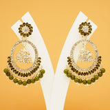 Multicolor Fancy Kundan & Pearl Earrings Set for Girls & Women