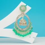 Multicolor Fancy Kundan & Pearl Earrings Set for Girls & Women