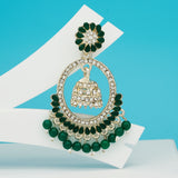 Multicolor Fancy Kundan & Pearl Earrings Set for Girls & Women