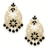 Multicolor Danglers Kundan & Pearl Earrings Set for Girls & Women