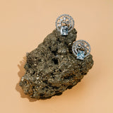 Rhodium Coated American Diamond Earrings for Women & girls.