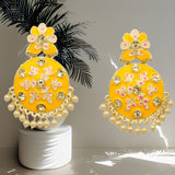 Designer Kundan & Pearl Dangler type Earrings Set for Girls & Women